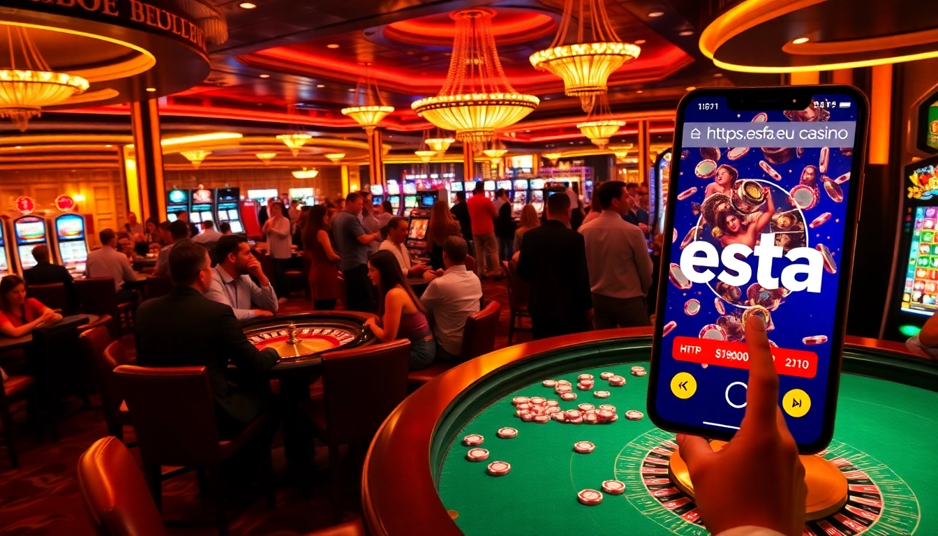 Feel the excitement at https://esfa.eu.com/ as gamblers enjoy poker and roulette in a vibrant casino environment.